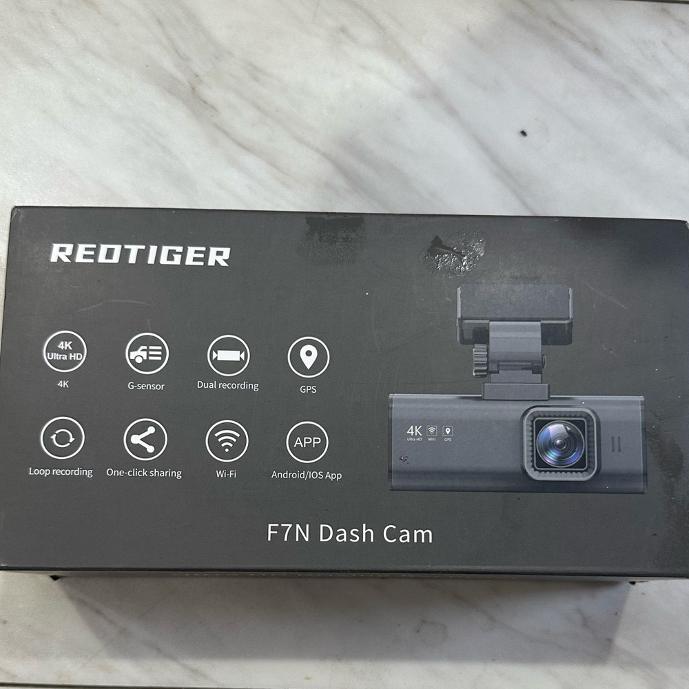 4K Dual Dash Cam Built-in WiFi GPS